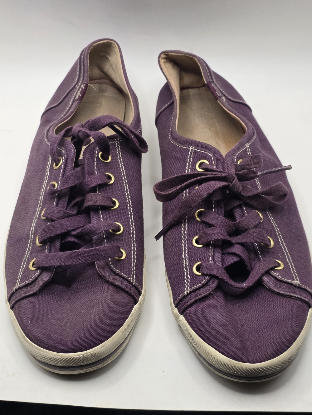 Keds Champion Purple Canvas Lace-Up Sneakers Size 8.5